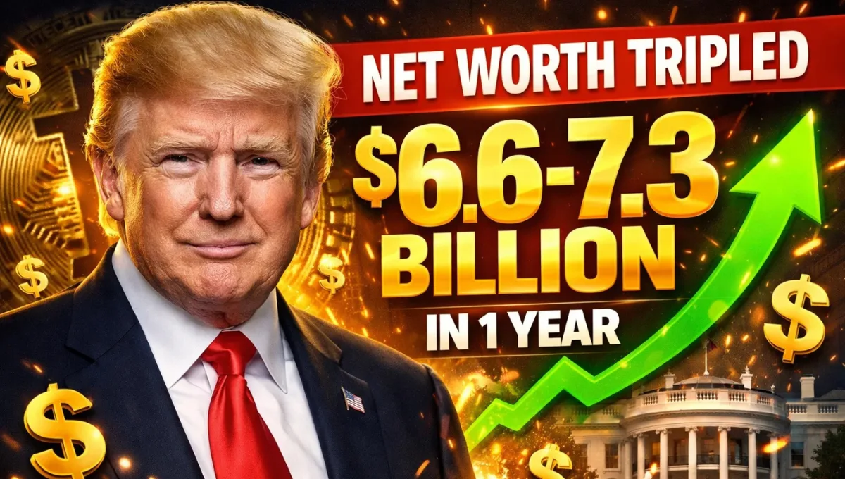 Donald Trump Net Worth 2026: President's Wealth Nearly Tripled to $6.6-7.3 Billion Since Second Term