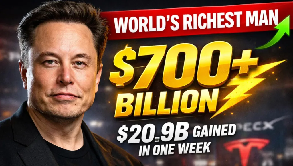 Elon Musk Net Worth 2026: World's First $700+ Billion Billionaire on Path to $1 Trillion