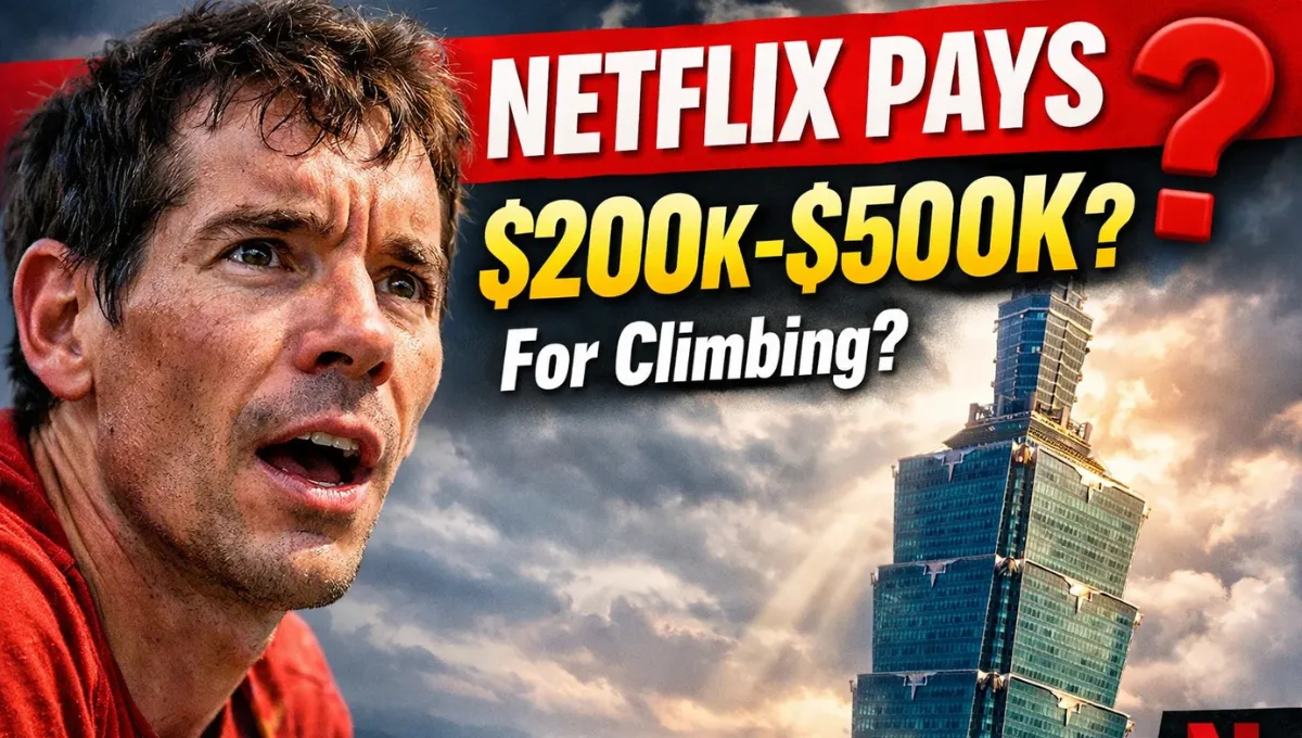 How Much Is Netflix Paying Alex Honnold? Climber Reveals "Embarrassingly Small Amount" for Taipei 101