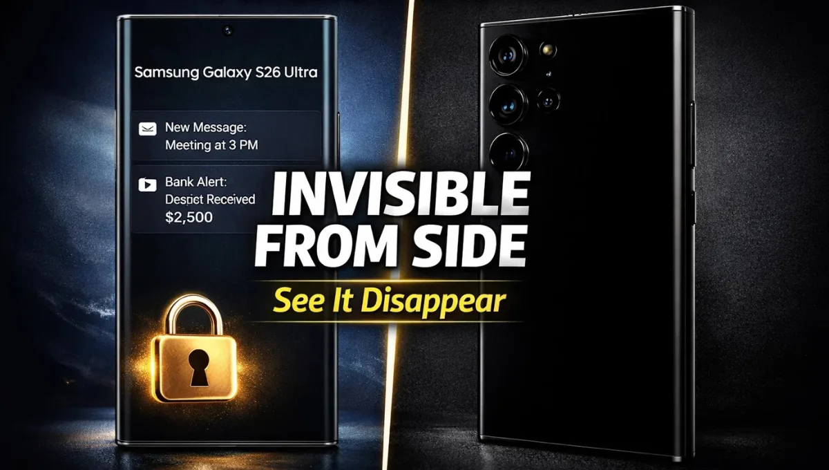 Discover Samsung Galaxy S26 Privacy Display: The Built-In Feature That Makes Screen Protectors Obsolete