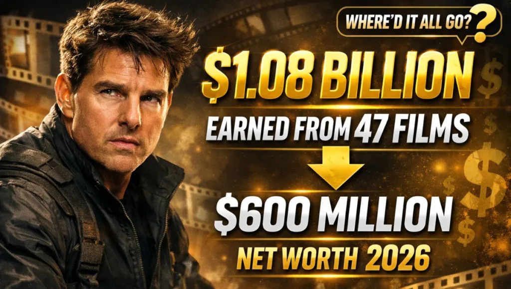 Tom Cruise Net Worth 2026: $600 Million Empire Built on Blockbuster Deals and Backend Genius